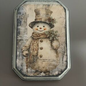 Vintage Snowman Wall Art